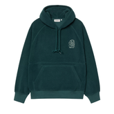 Hooded Helix Sweat - Deep Lagoon/Silver Pine